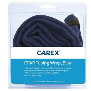 Carex  CPAP Tubing Fleece Hose Wrap with 22mm Cuffs, Universal Fit, Navy, 1 Count, New, 13.5"""