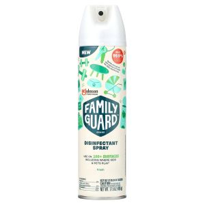 Family Guard Brand Disinfectant Spray, Aerosol, Fresh Scent, 17.5 OZ (496 ML)"