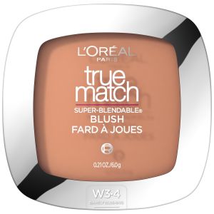 L'Oreal Paris True Match Super Blendable Blush, Soft Powder Texture, Barely Blushing, 0.21 oz"