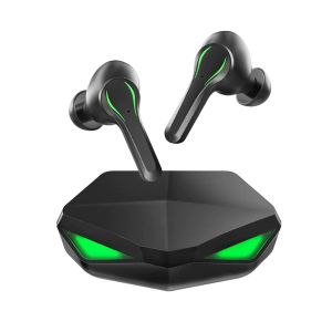 Soundlogic True Wireless In Ear Earbuds, Black & Green"