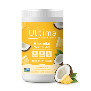 Ultima Replenisher Hydration Electrolyte Powder Drink, Sugar-Free Piña Colada Mocktini, 90 Servings"