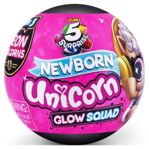 5 Surprise Unicorn Squad Series 6 Newborn Unicorn Mystery Collectible Capsule Novelty & Gag Toy by ZURU