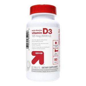 Vitamin D 5000iu Quick Dissolve - 90ct - up & up™