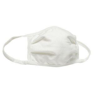 Hanes Cotton Face Mask White 10 Pk