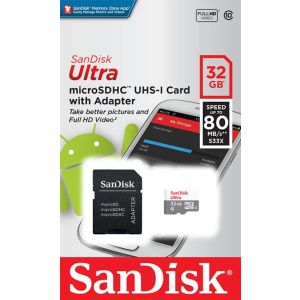 SanDisk Ultra PLUS 32GB SDHC UHS-I Memory Card, Store Important Documents, Photos and More, 130MB/s Read Speed, 32GB (New Open Box)"