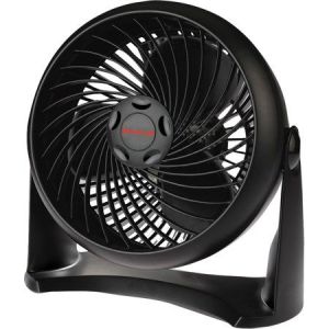 Honeywell HWLHT900 Turbo Table Air Circulator Fan, 3-Speed, 6.5"L X 11.3"W X 11"H, Wall Mount, Black