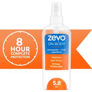 Zevo On Body Mosquito and Tick Repellent - Bug Spray - 5.8 oz Pump Spray