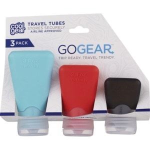 Cool Gear Go-Gear Silicone Squeezable Travel Tubes (3 oz - 3 Pack)