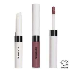 COVERGIRL Outlast All-Day Lip Color Liquid Lipstick And Moisturizing Topcoat, Longwear, Naturalast, Shiny Lip Gloss, Stays On All Day, Moisturizing Formula, Cruelty Free, Easy Two-Step Process"