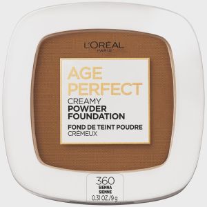 L'Oreal Paris Age Perfect Serum Creamy Foundation Makeup, 360 Sienna, 0.31 fl oz"