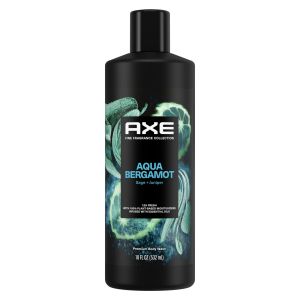 Axe Fine Fragrance Long Lasting Men's Body Wash Aqua Bergamot, 18 oz"