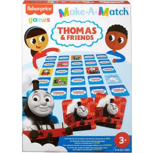 Fisher-Price Make-A-Match Card Game with Thomas & Friends Theme For 3 Year Olds & Up