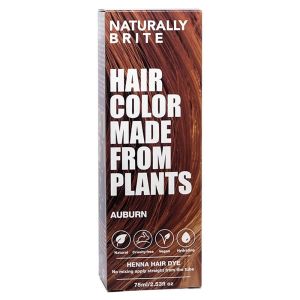 BRITE Naturally Henna Hair Dye - Auburn - 2.53 Fl Oz