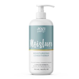 Jozi Curls Intensive Moisturizing Conditioner with Boabab & Moringa & Aloe Vera - 16.9 Fl Oz