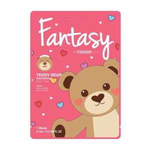 Look Beauty Fantasy Teddy Bear Printed Sheet Mask - 0.71 Fl Oz