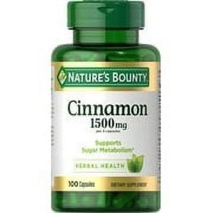 Nature's Bounty Cinnamon 1500mg 100ct