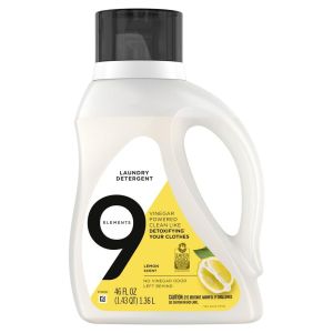 9 Elements Liquid Laundry Detergent Lemon Scent 46 Oz 46 Fl Oz