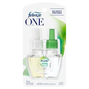 Febreze Light Plug Scented Oil Refill Bamboo Scent 0.87oz