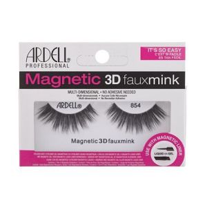 Ardell Magnetic False Eyelashes 3D Faux Mink, Reusable, Long Lasting, Model 854"