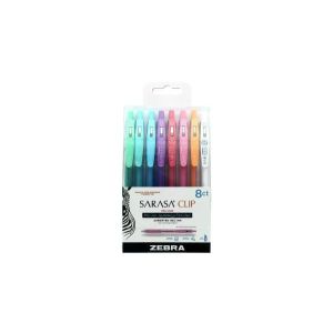 Zebra Pen Sarasa Clip Gel Fine Retractable Pen, , Assorted Milky Pastel, 8 Ct | CVS