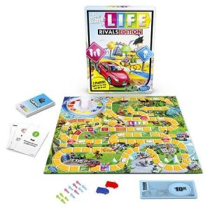 The Game of Life Rivals Edition Board Game; 2 Player Game