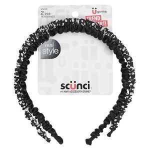 Scunci Real Style 2-in-1 Headwrap and Facemask - 1.0 Ea