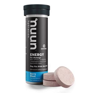 Nuun - Energy Effervescent Caffeine Supplement Berry Blast - 10 Tablets