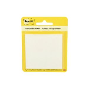 Post-it Transparent Notes - 2-7/8" X 2-7/8" - 36 Sheets