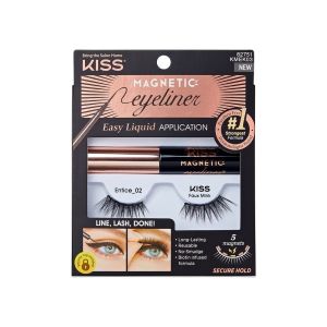 KISS Magnetic Eyeliner Starter Kit, liner & lash set"