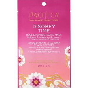 Pacifica Disobey Time Facial Mask - Rose and Peptide, 1 Pc Mask"