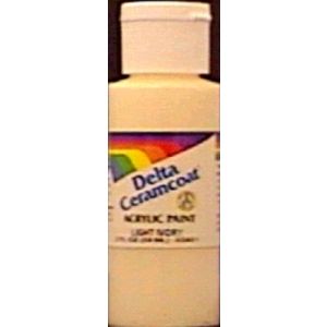 Delta Creative Ceramcoat Acrylic Paint in Assorted Colors (2 oz), 2503, Bright Red"