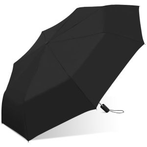 Weather Station Folding Automatic Umbrella, Black | CVS