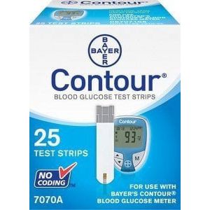 CONTOUR Test Strips 25 Count - 7070