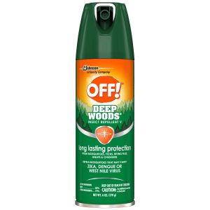 OFF! Deep Woods Mosquito Repellent V Bug Spray, Up to 8 Hours of Outdoor Insect Protection, 6 oz"