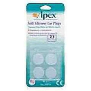 Carex Apex Soft Silicone Ear Plugs for Sleeping, Loud Noises, Swimming, Comes with Case, 4 Count"