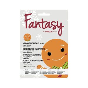 Enriched with Natural Extracts That Help Your Skin, MasqueBAR Fantasy Gingerbread Man Nourishing Sheel Mask Provides Intensive Hydration to Calm Skin