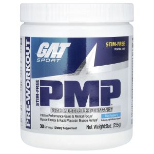 GAT PMP Stim-Free Blue Raspberry - 30 Servings