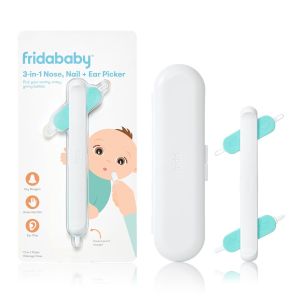 Frida Baby Nose, Nail, and Ear Picker Baby Grooming Accessories Set, Newborn and Baby Care Essentials, 2 Piece"