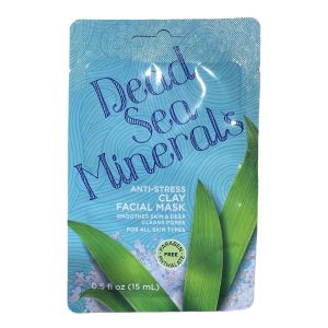 Dead Sea Minerals Anti Stress Clay Facial Mask, 0.5 fl oz"