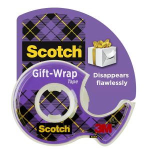 Scotch® Gift-Wrap Tape, 3/4 in. x 650 in., 1 Dispenser/Pack"