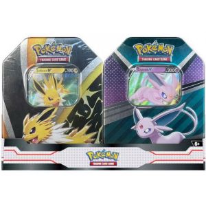 Pokémon Trading Card Game: Jolteon Espeon Tin Bundle