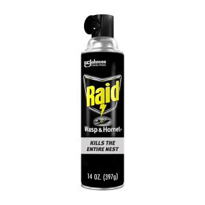 Raid Wasp & Hornet Insect Killer 33, Insect Spray for Stinging Bugs & Their Nests, 14 oz"