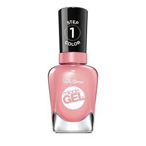 Sally Hansen Miracle Gel Nail Polish, 245 Satel-Lite Pink, 0.5 fl oz, No UV Lamp Needed"