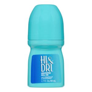 Hi And Dri Roll-On Anti-Perspirant Deodorant, Fragrance-Free, 1.7 Oz"