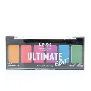 NYX Professional Makeup Ultimate Edit Petite Shadow Palette?- Brights (6 Shades x 0.04oz) 0.24oz/7.2g