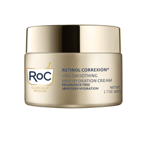 RoC Retinol Correxion Anti-Aging Retinol Cream with Hyaluronic Acid, Fragrance-Free 1.7 oz"