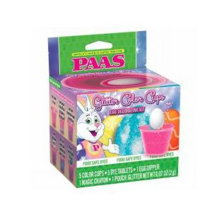 PAAS Glitter Color Cup Egg Decorating Kit