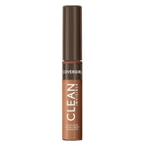 COVERGIRL Clean Invisible Liquid Concealer, 185 Bronze, 0.23 fl oz"