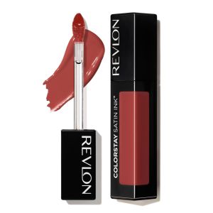 Revlon ColorStay Satin Ink Long Lasting Lipstick with Vitamin E, 013 Holy Pumpkin, 0.17 fl. Oz"