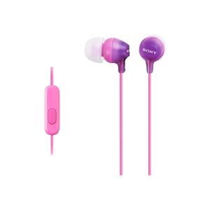 Sony MDREX15AP Fashion Color EX Series Earbud Headset with Mic (Violet)